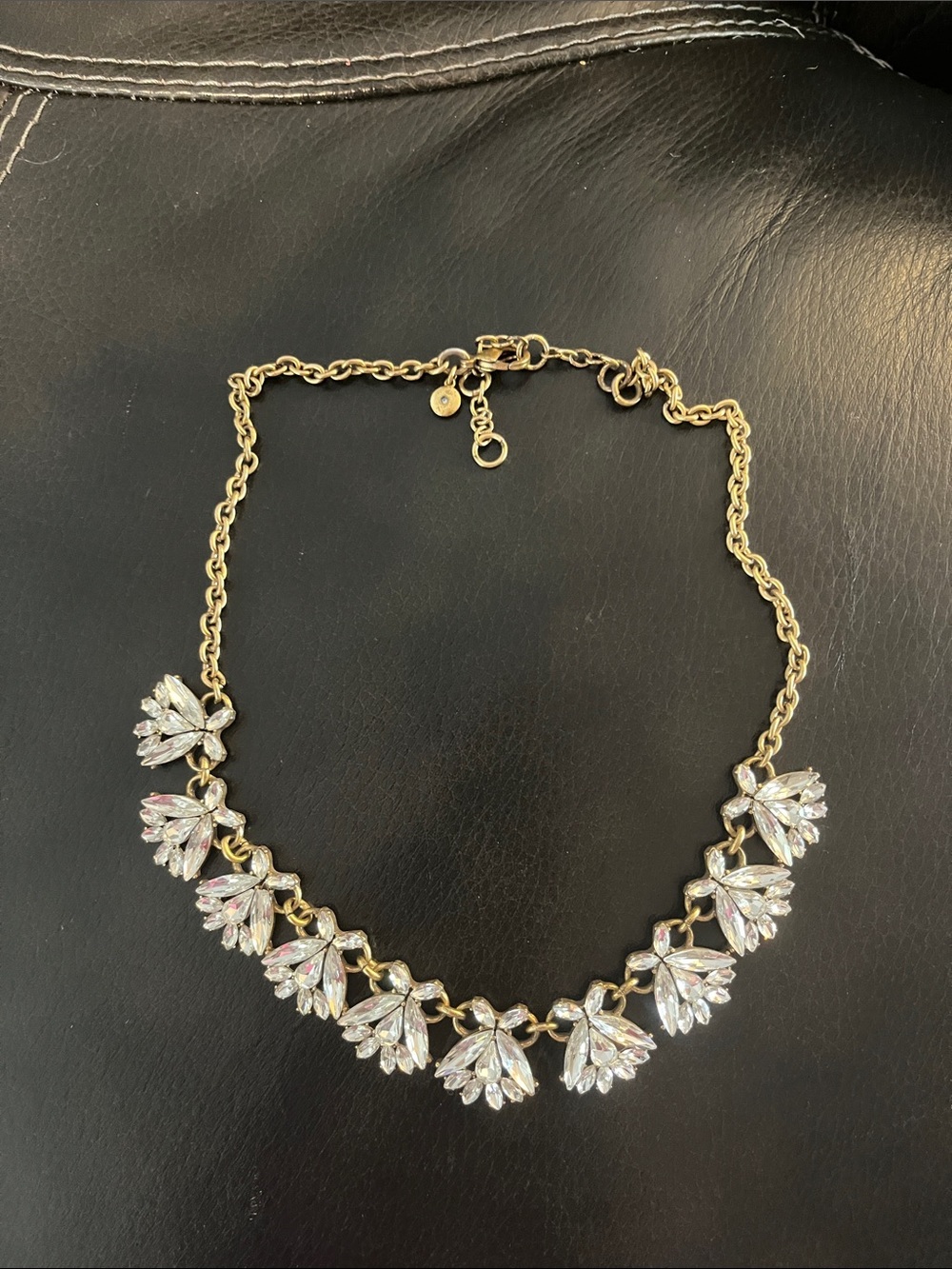 J.Crew Crystal Firefly Necklace